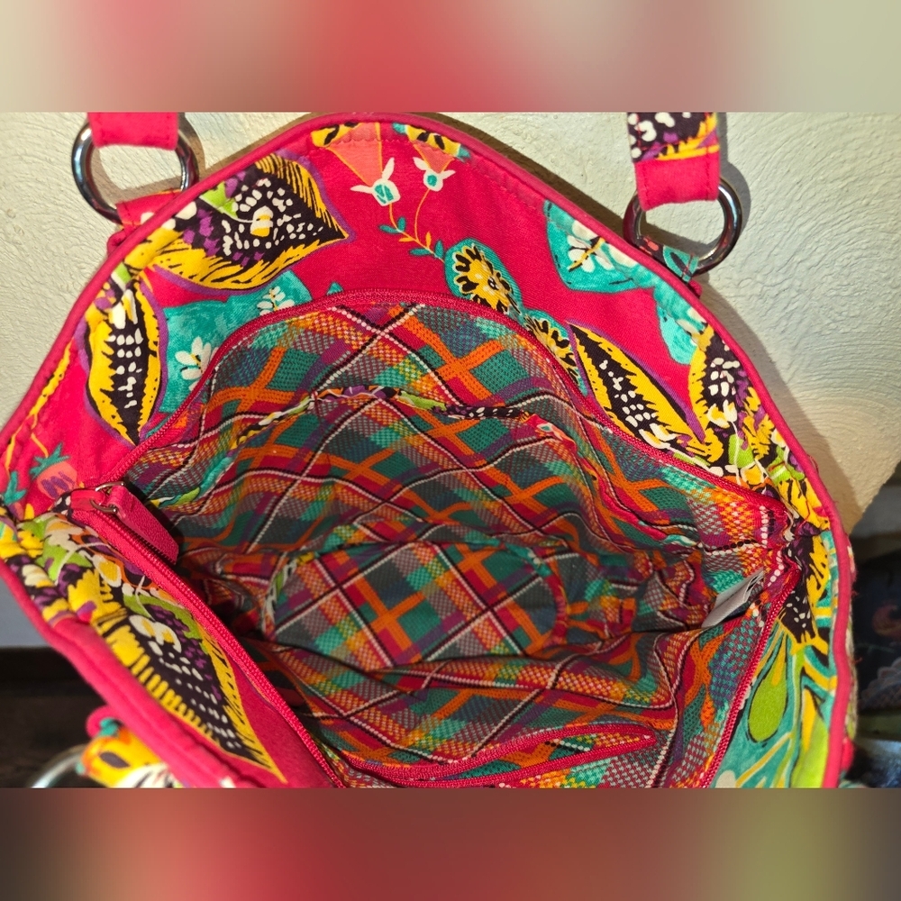 Vera Bradley Purse & Wallet Bundle | Rumba Paisley Floral | Like New! - Picture 5 of 10